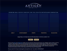 Tablet Screenshot of antigenrealty.com